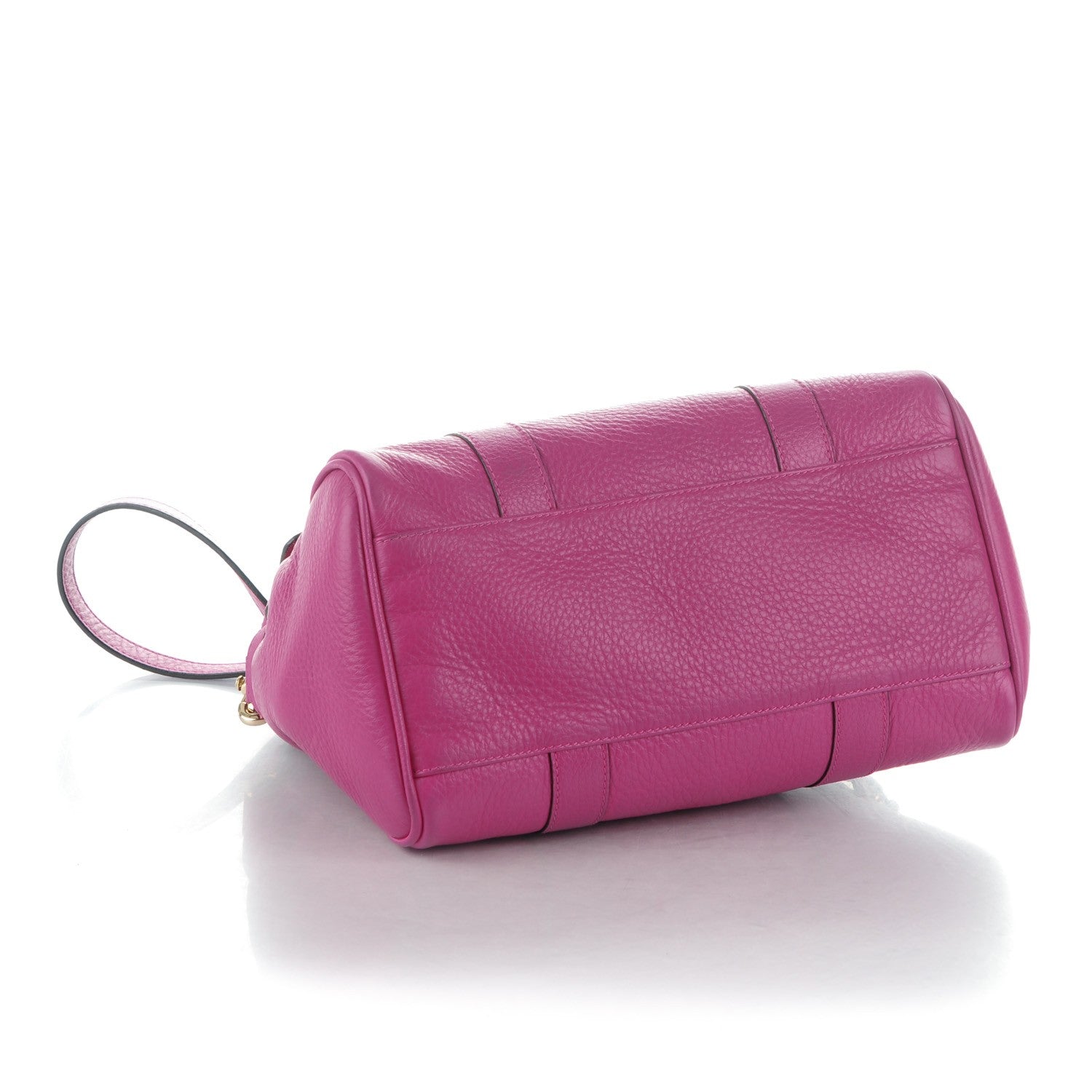 Mulberry Spongy Pebbled Small Bayswater Satchel Hot Fuchsia 4 of 9