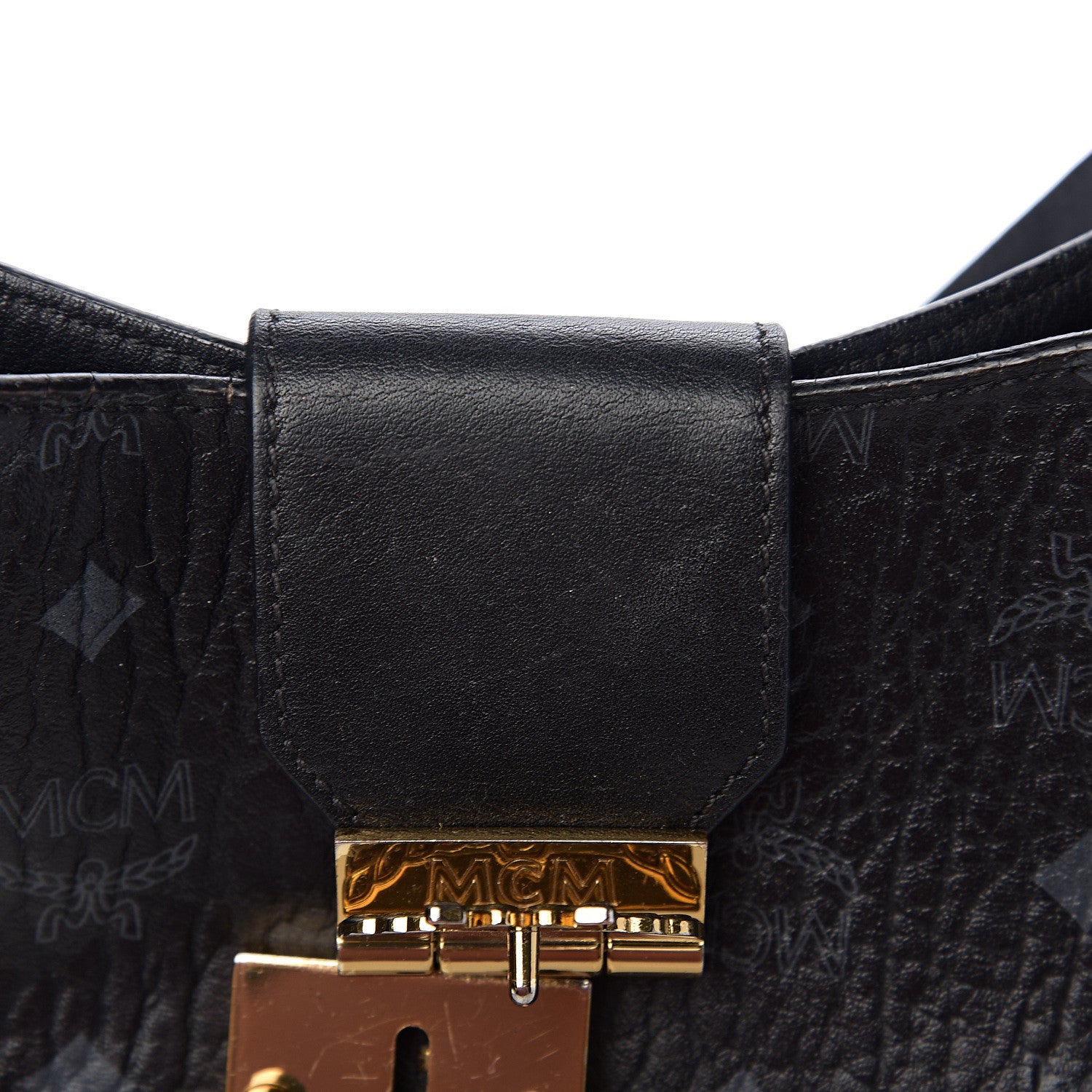 MCM Visetos Medium Patricia Hobo Black 11 of 12