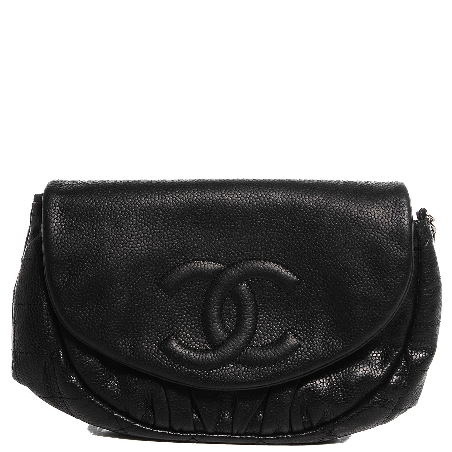 Caviar Half Moon Wallet On Chain WOC Black