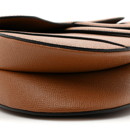 Christian Dior Grained Calfskin Saddle Bag With Strap Camello 9 of 12