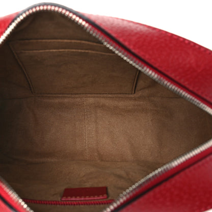 Gucci GG Supreme Monogram Tian Web Camera Bag Beige Multicolor Red 5 of 10