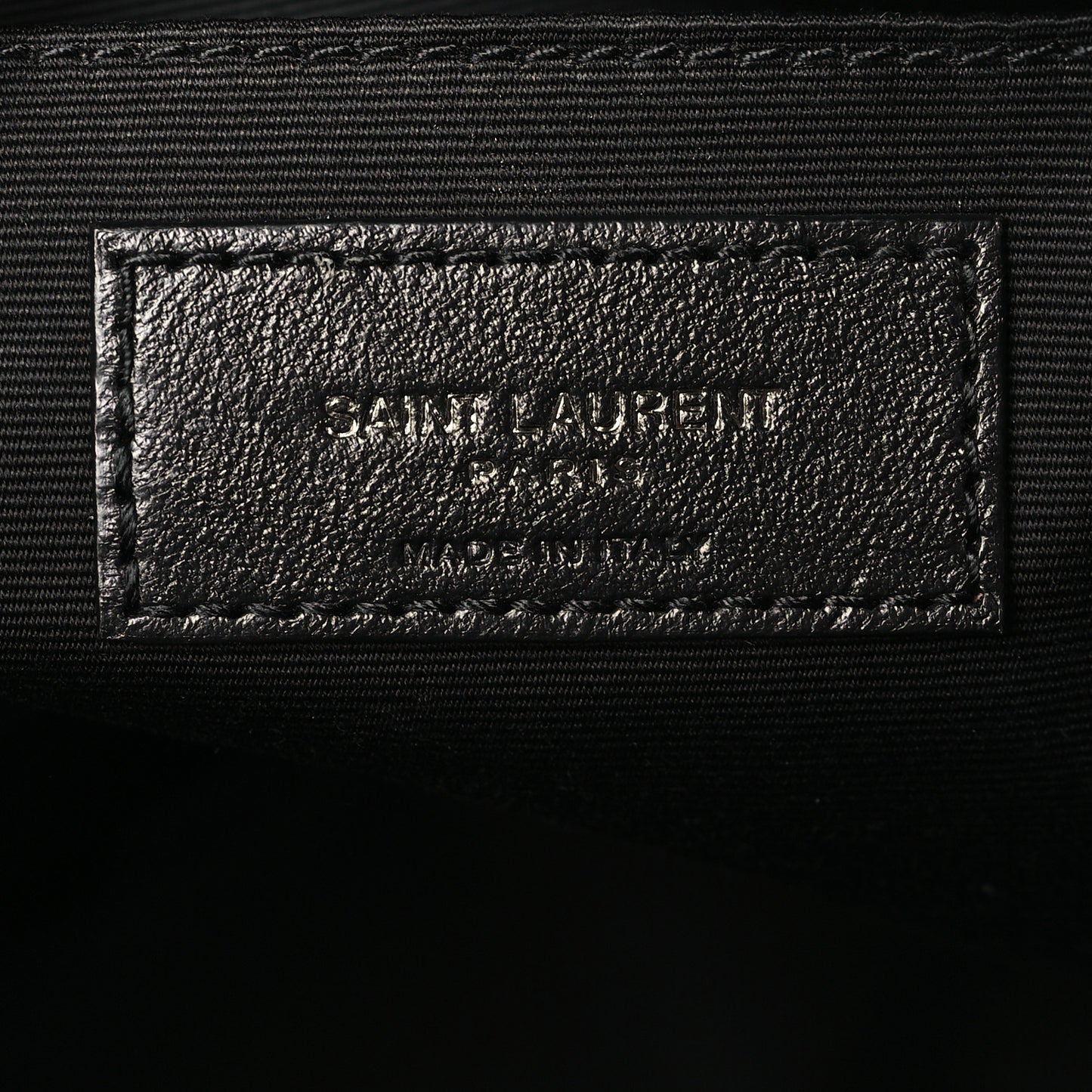 Calfskin Matelasse Monogram Monochrome Lou Camera Bag Black