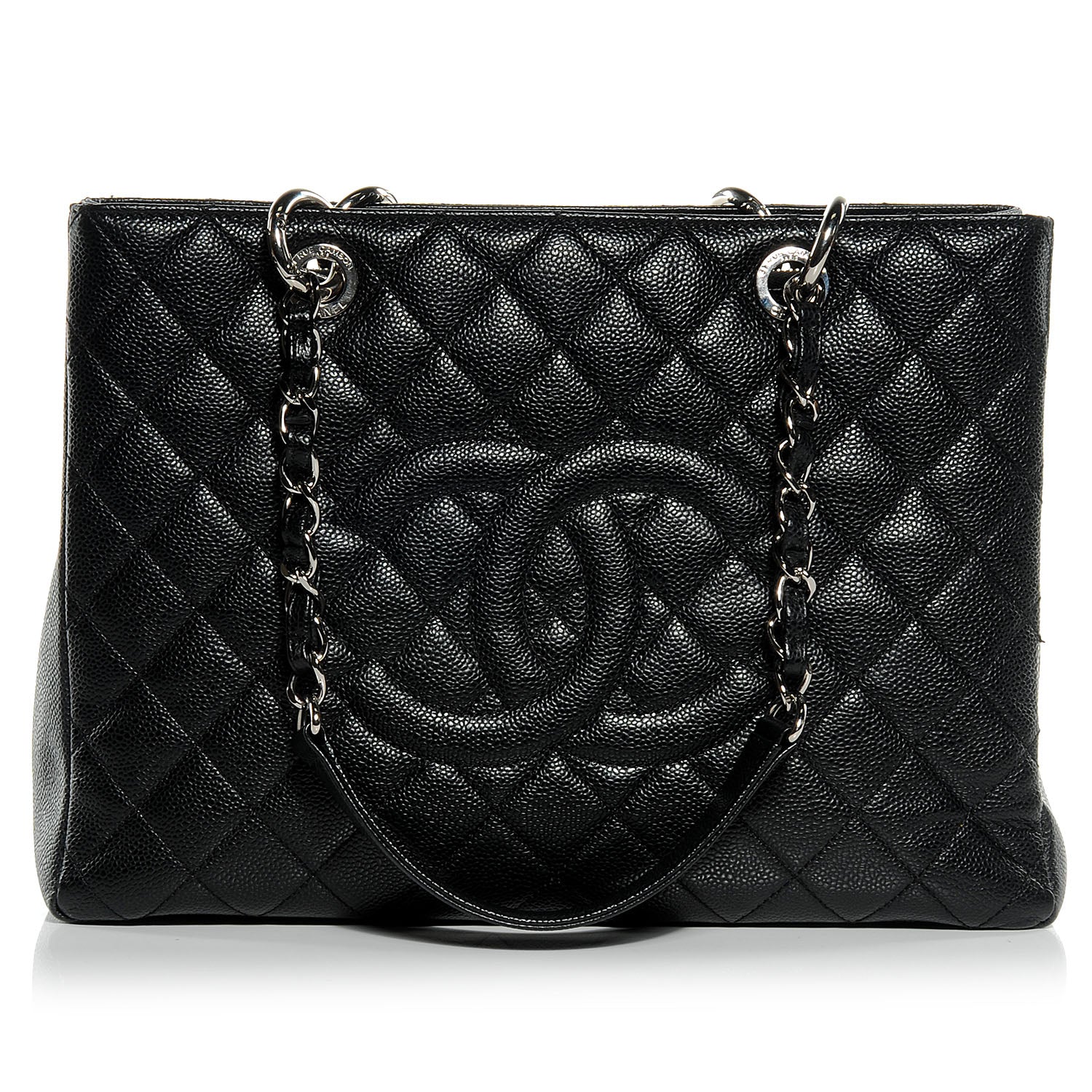 Chanel Caviar Grand Shopping Tote GST Black 1 of 8