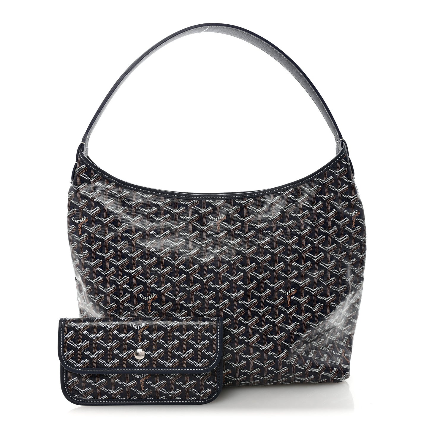 Goyardine Boheme Hobo Navy Blue