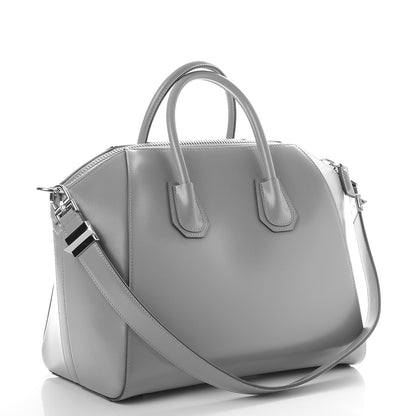 Givenchy Shiny Lord Calfskin Medium Antigona Pearl Grey 4 of 10