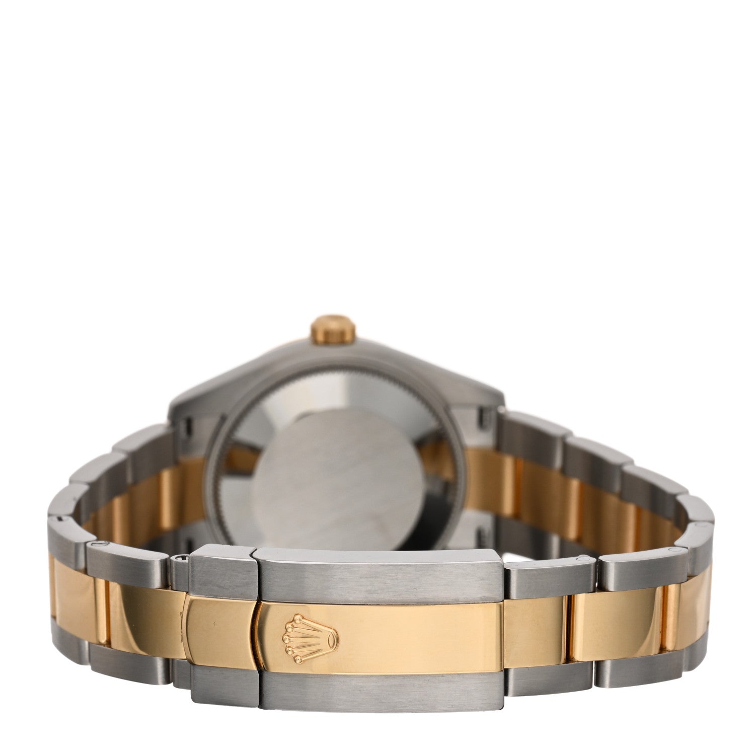 Rolex Stainless Steel 18K Yellow Gold Diamond 31mm Oyster Perpetual Datejust Watch Slate Roman 278273 3 of 5