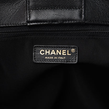 Chanel Caviar Quilted Large Shopping Tote Black 5 of 9