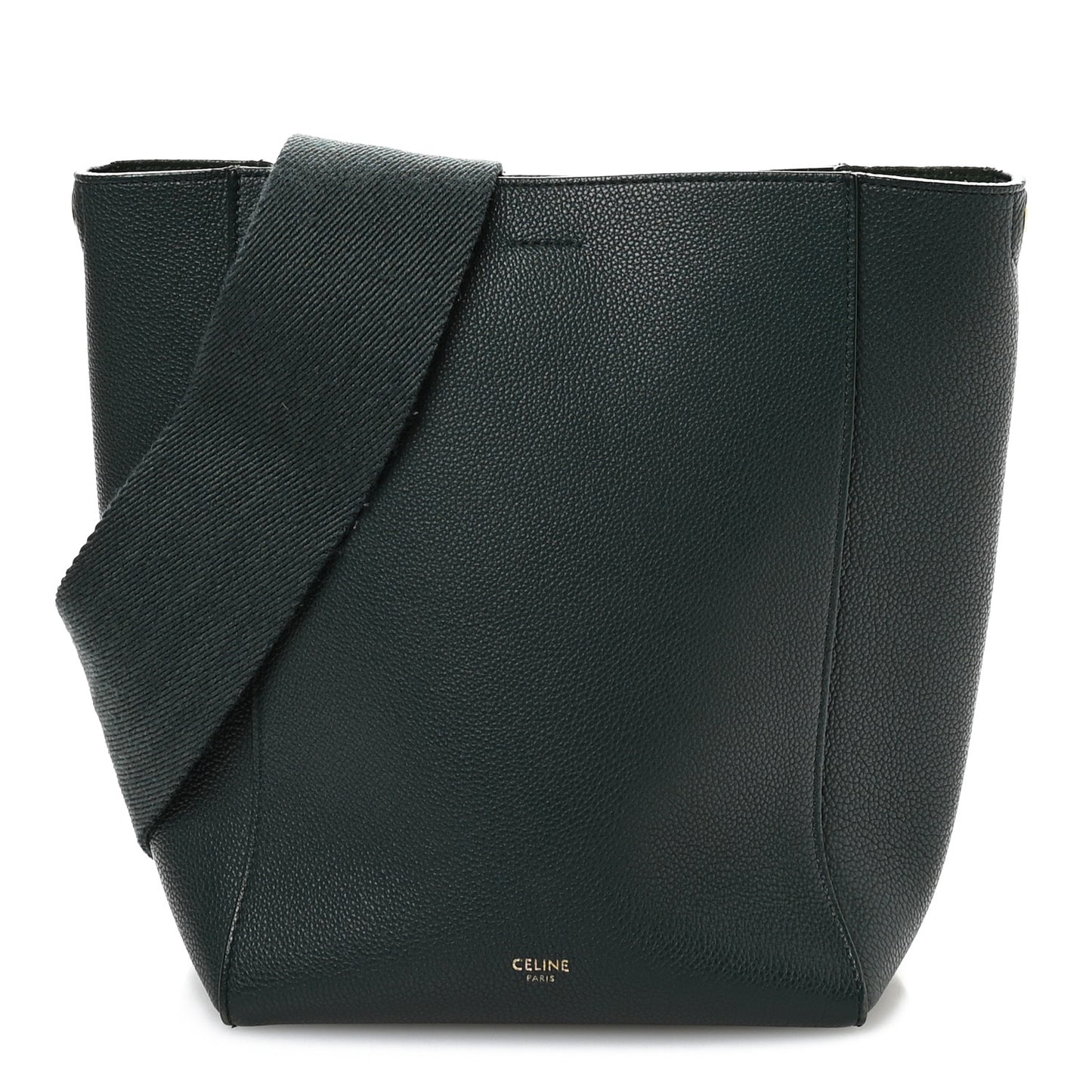 Soft Grained Calfskin Small Sangle Bucket Bag Amazone