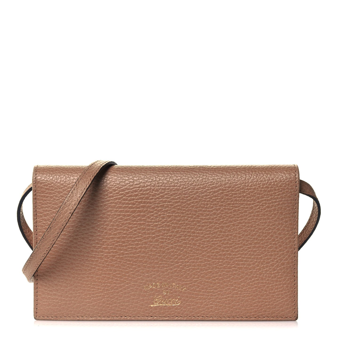 Dollar Calfskin Mini Swing Wallet Bag Camelia Mineral Blue