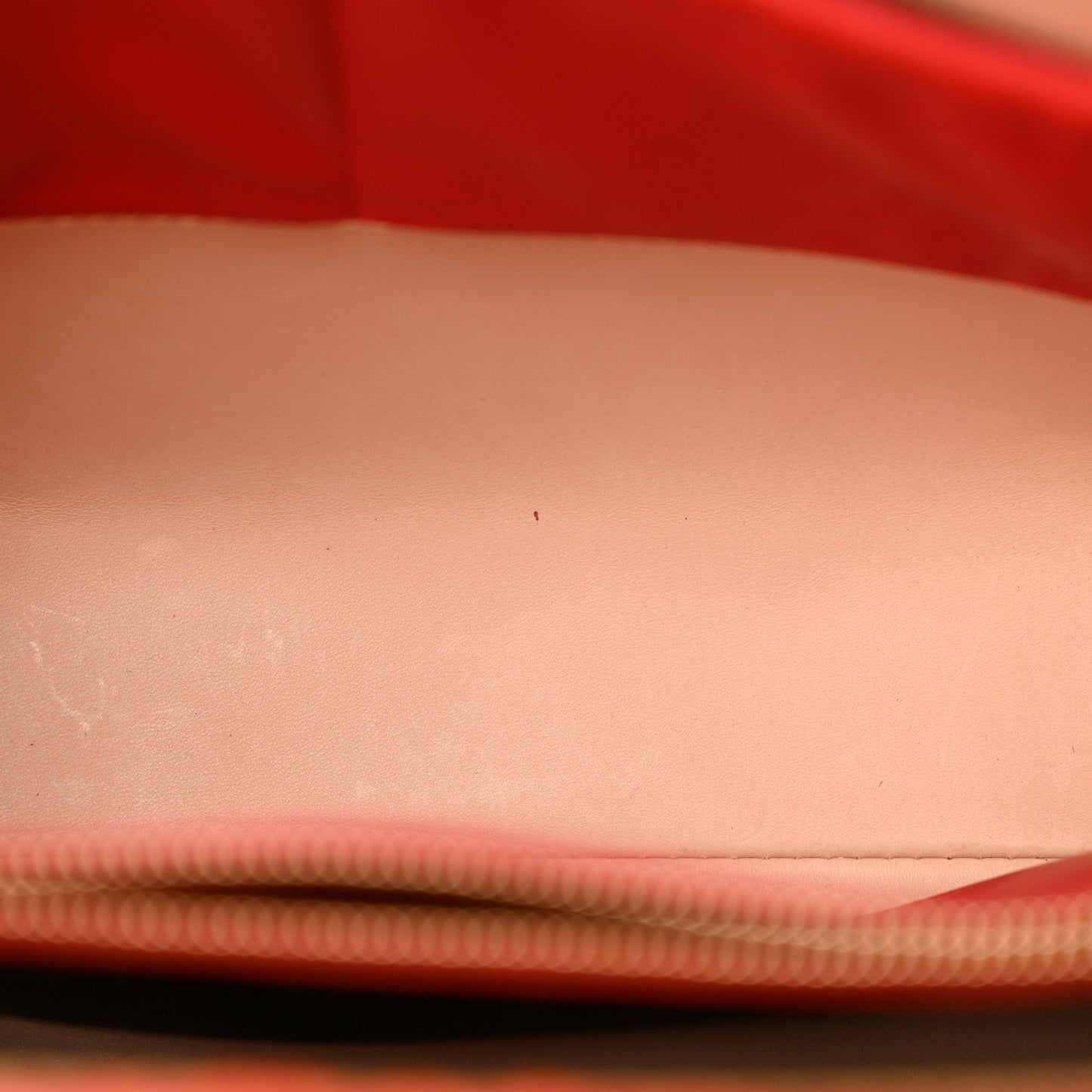 Monogram Calf Hair Spikes Iconoclasts Christian Louboutin Tote Red