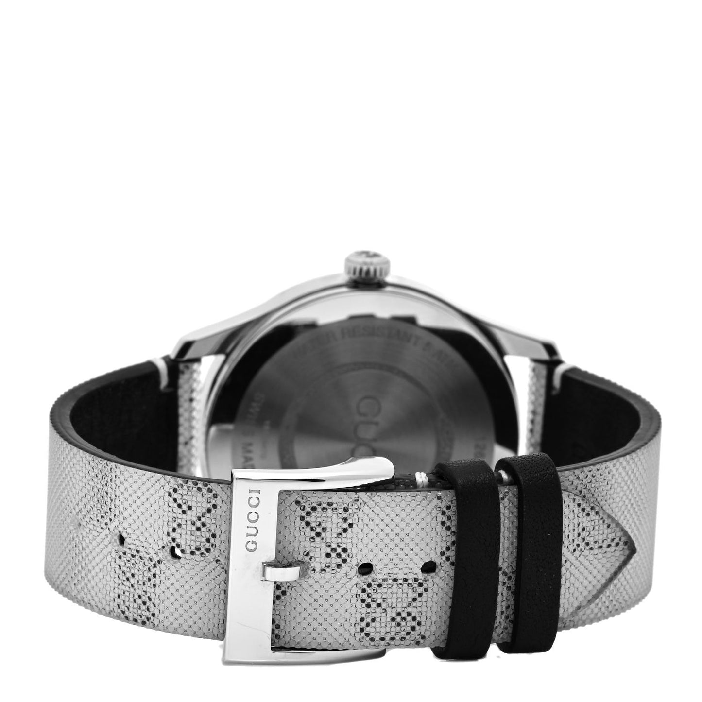 Stainless Steel Calfskin 38mm G-Timeless GG Hologram Quartz Watch