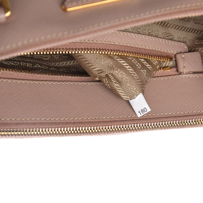 Prada Saffiano Small Galleria Double Zip Tote Cammeo 9 of 17