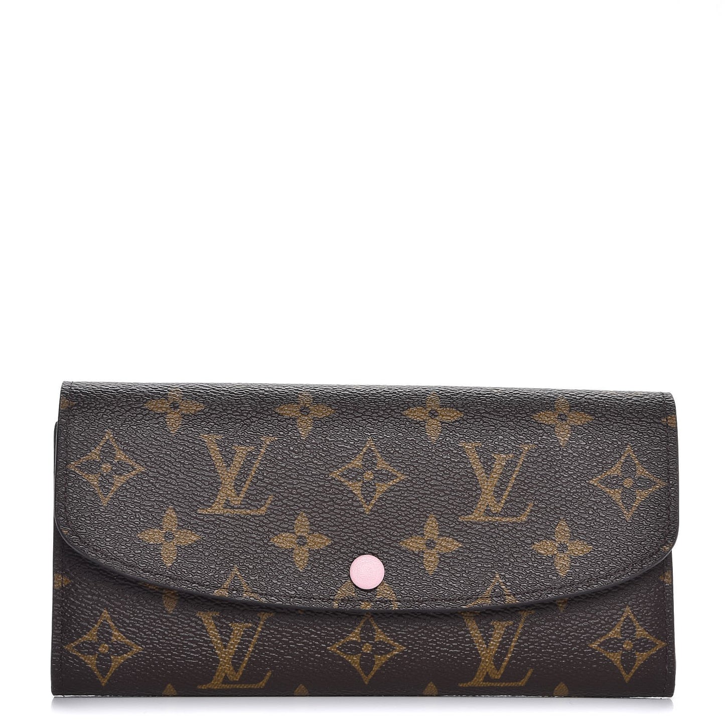 Monogram Emilie Wallet Rose Ballerine