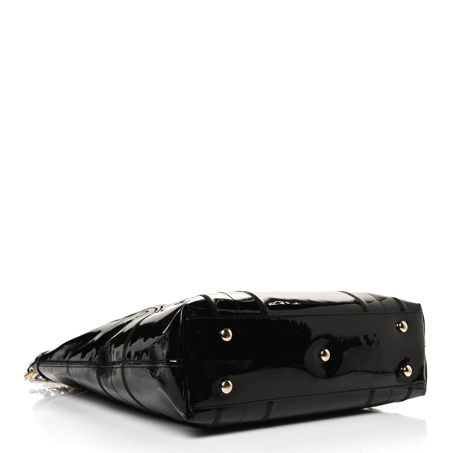 Patent Medusa Tote Black