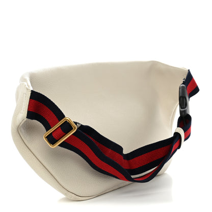 Gucci Grained Calfskin Logo Belt Bag White 3 of 10