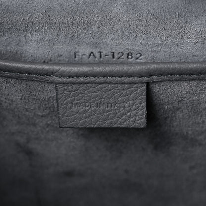 Celine Drummed Calfskin Nano Luggage Kohl 7 of 15