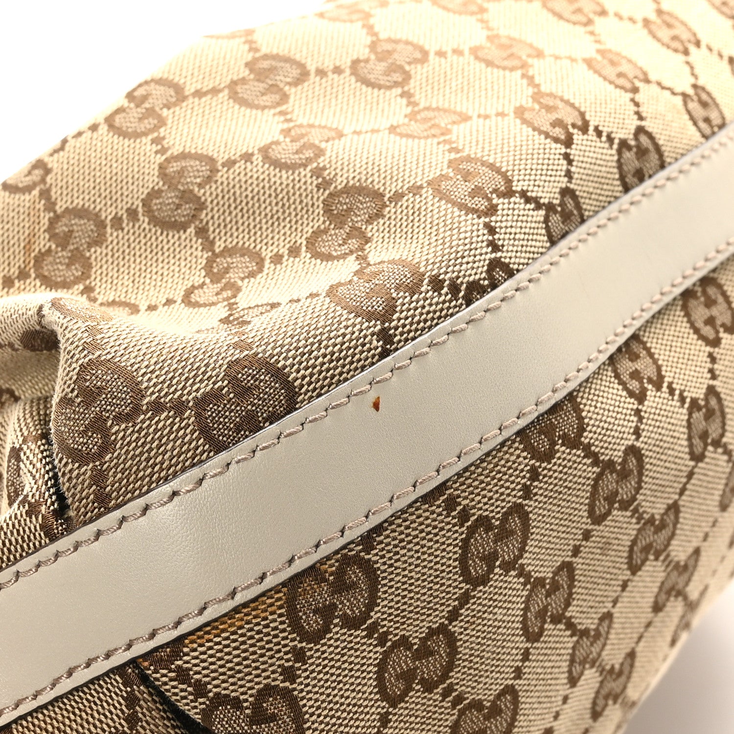 Gucci Monogram Medium Scarlett Studded Tote Off White 12 of 12