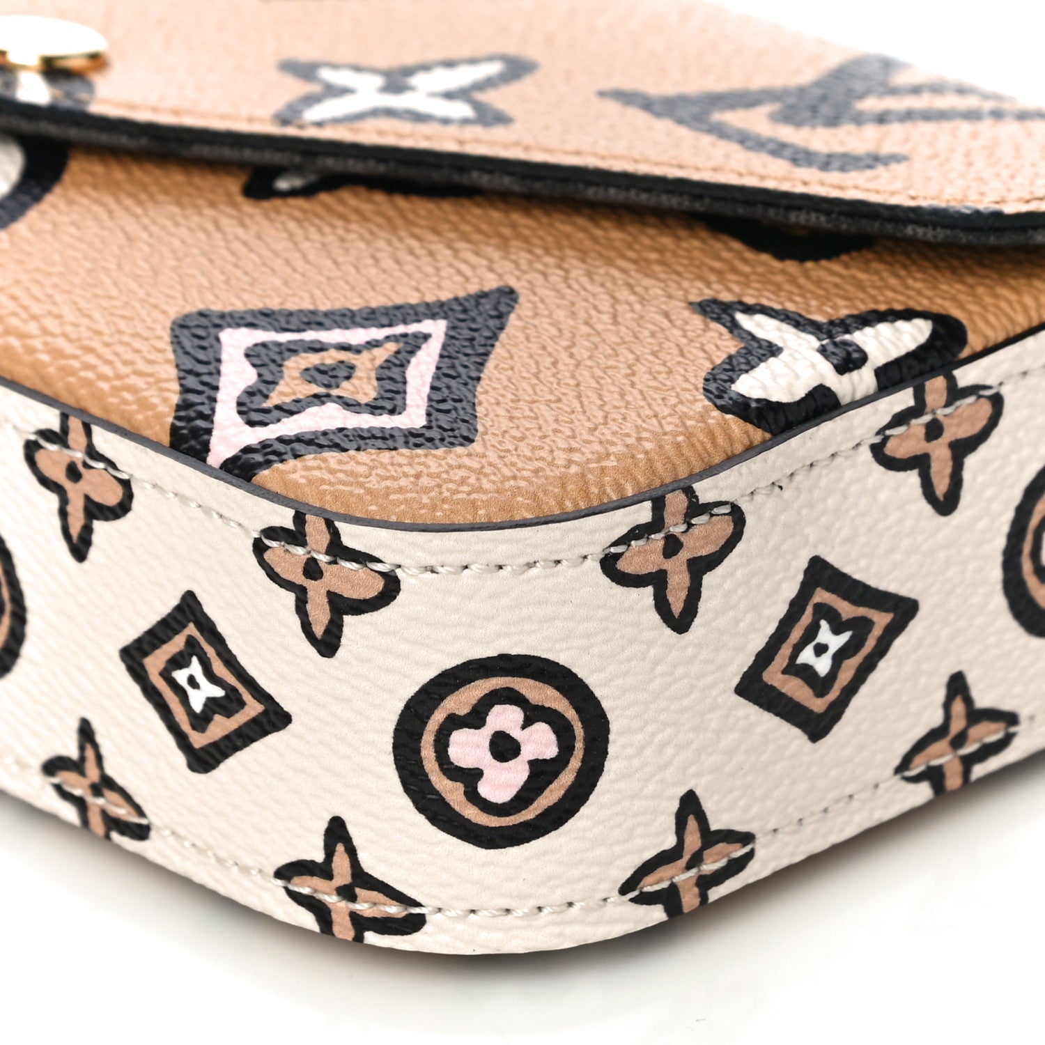Louis Vuitton Monogram Wild At Heart Felicie Strap & Go Arizona Creme 11 of 12