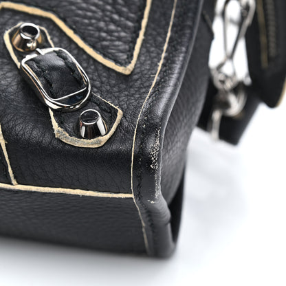 Balenciaga Supple Grained Calfskin Classic Silver Hardware Highlight Mini City Black 10 of 10