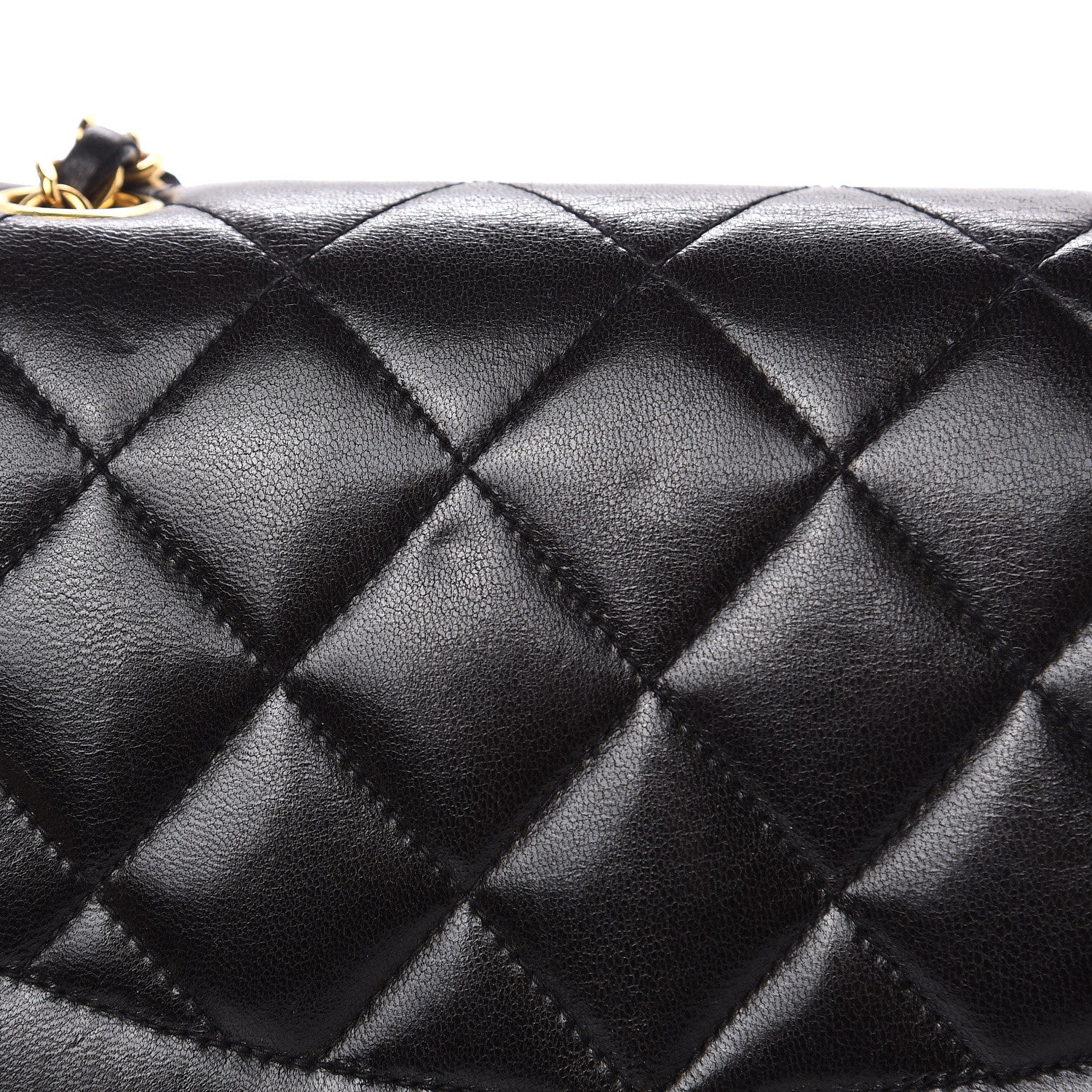 Chanel Lambskin Quilted Small Single Flap Black 12 of 14