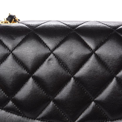 Chanel Lambskin Quilted Small Single Flap Black 12 of 14