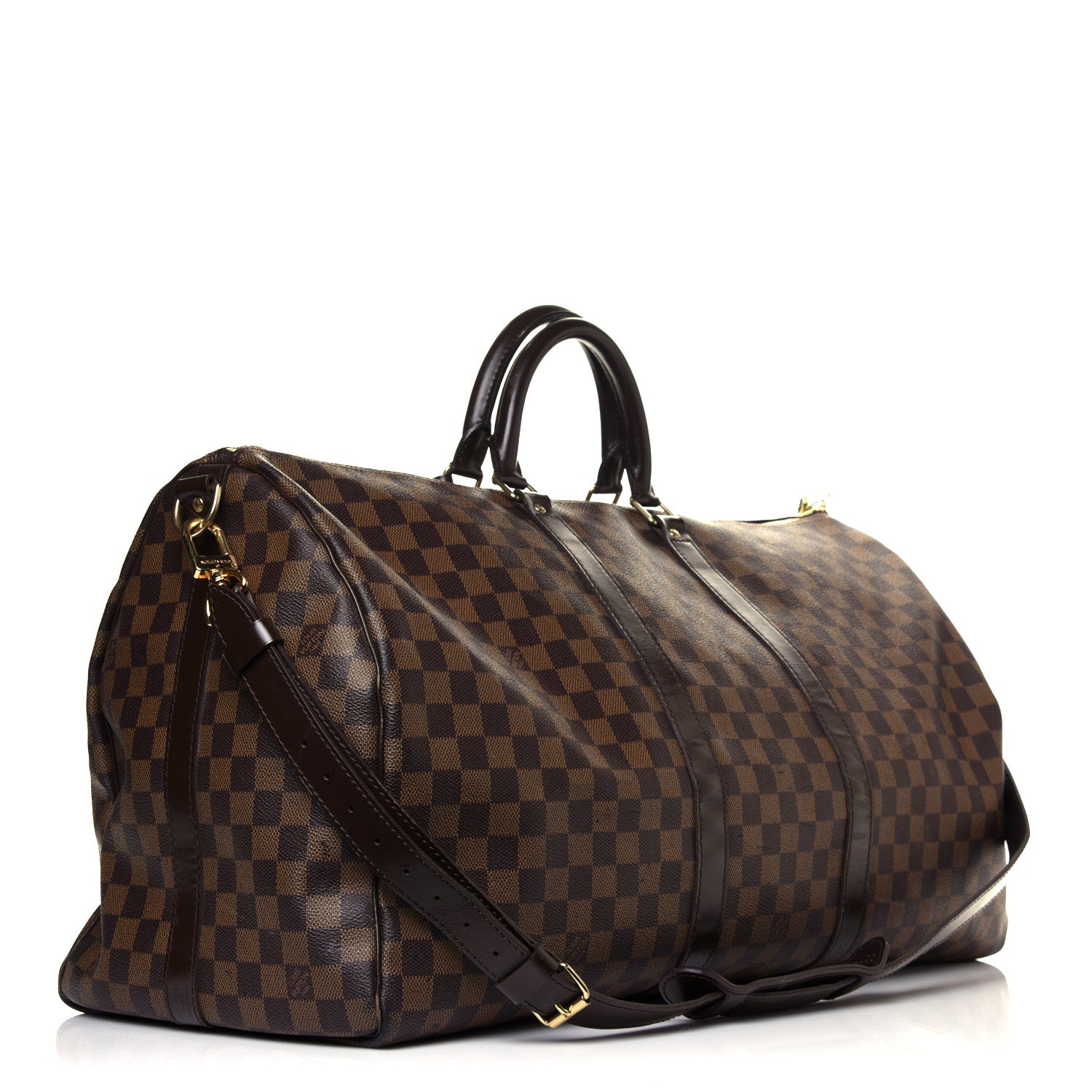Louis Vuitton Damier Ebene Keepall Bandouliere 55 4 of 12