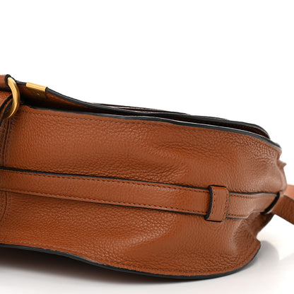 Chloe Calfskin Medium Marcie Round Crossbody Bag Tan 10 of 12