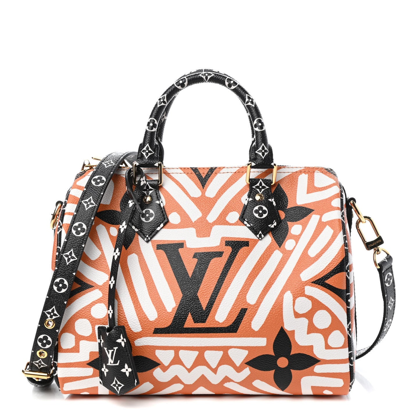 Monogram Giant Crafty Speedy Bandouliere 25 Creme Caramel