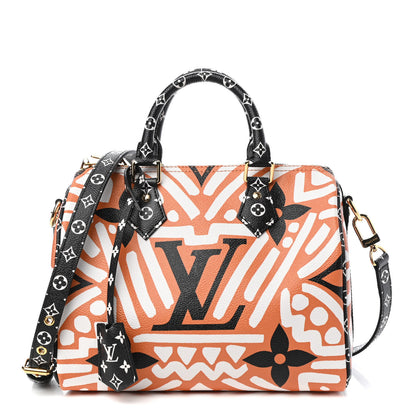 Louis Vuitton Monogram Giant Crafty Speedy Bandouliere 25 Creme Caramel 1 of 9