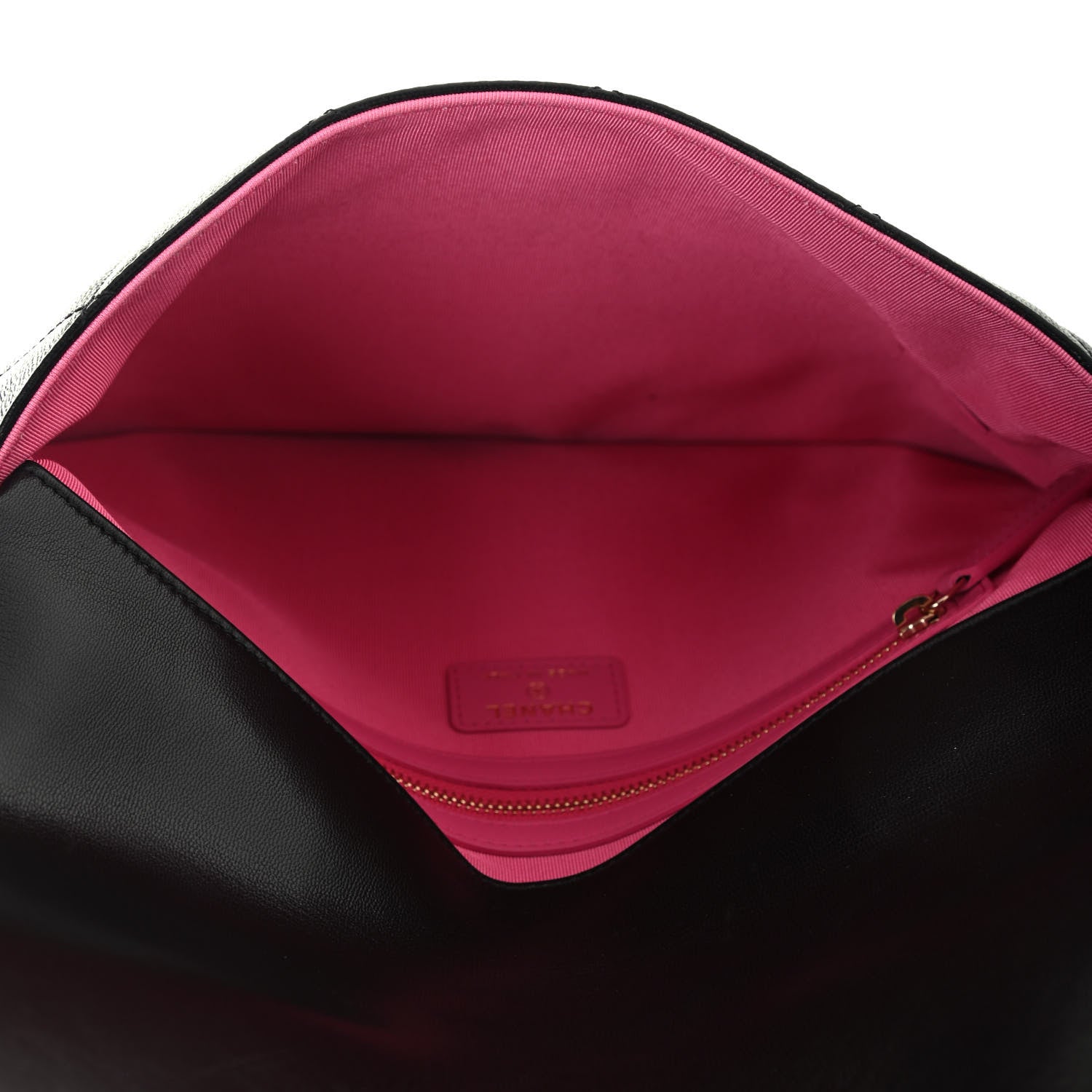Chanel Goatskin Quilted Timeless CC Clutch Black 4 of 4