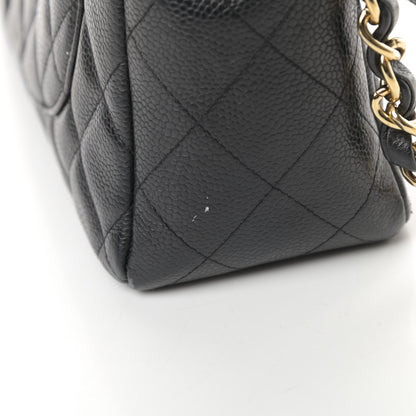 Chanel Caviar Quilted Jumbo Single Flap Black 15 of 17