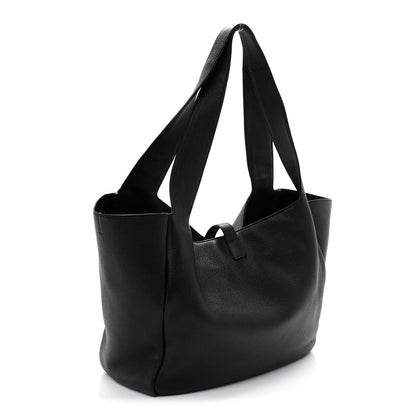 Saint Laurent Grained Deerskin Bea Tote Black 3 of 11