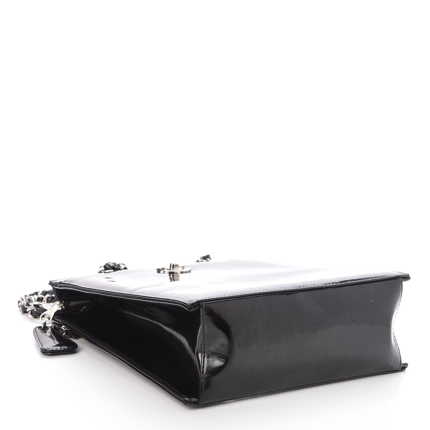 Chanel Patent CC Tote Black 4 of 9