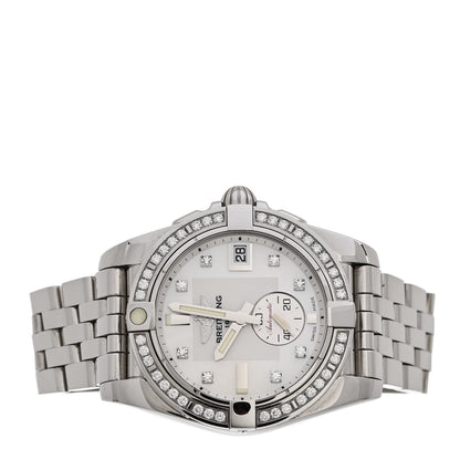 Breitling Stainless Steel Diamond Mother of Pearl 36mm Galactic Automatic Watch A37330 2 of 5
