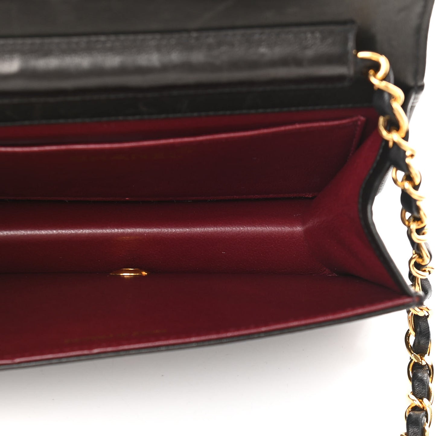 Lambskin Quilted Mini Flap Black