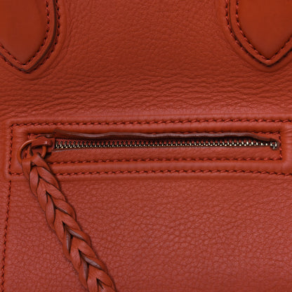 Celine Supple Calfskin Large Phantom Luggage Orange 7 of 8