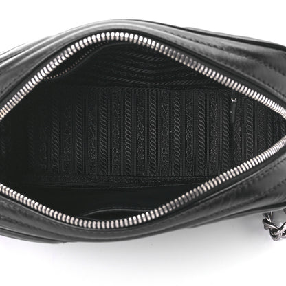 Prada Soft Calfskin Diagramme Camera Bag Black 5 of 11
