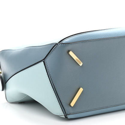 Loewe Calfskin Medium Puzzle Bag Aqua Light Blue Stone Blue 8 of 9