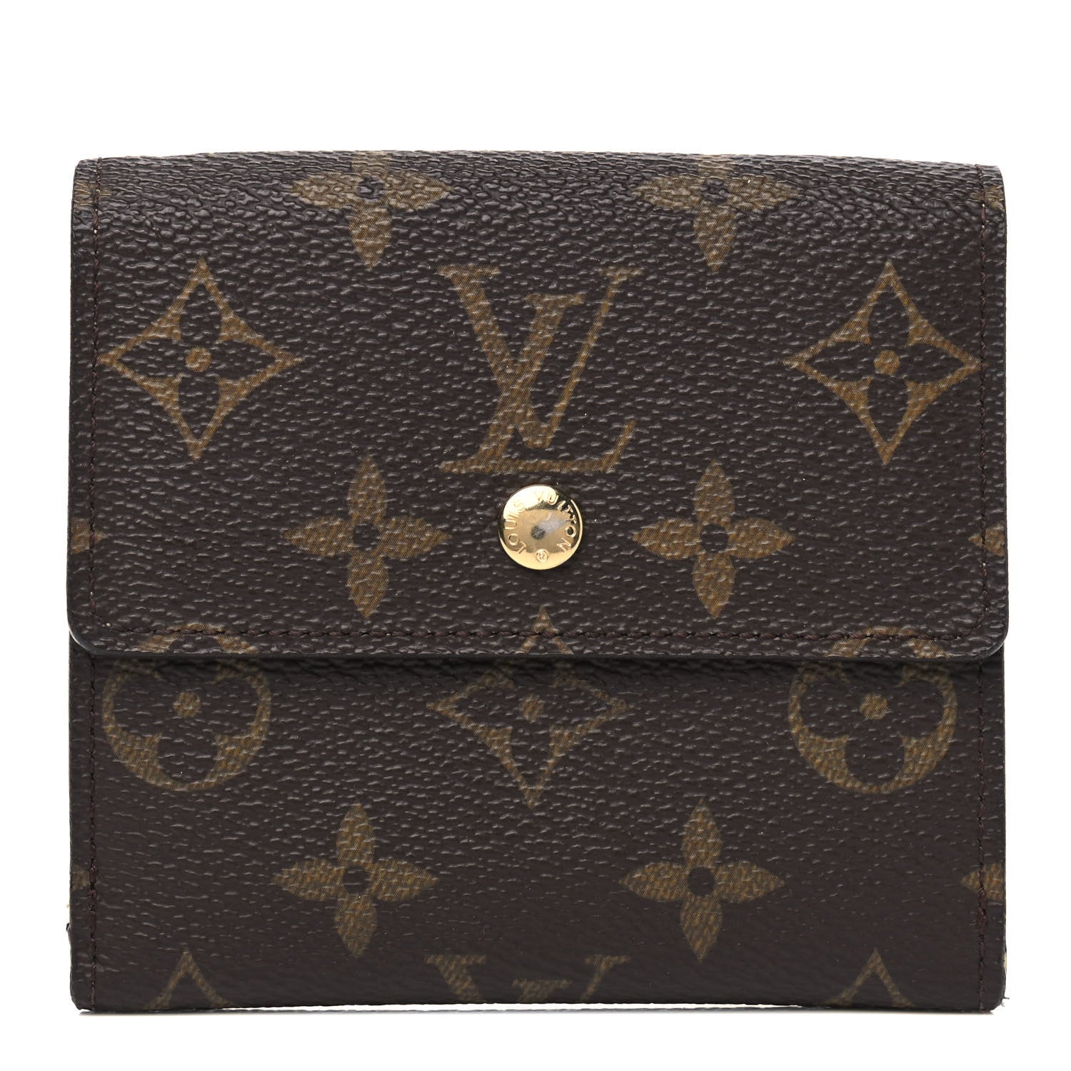 Louis Vuitton Monogram Fleuri Elise Wallet Vert 1 of 5