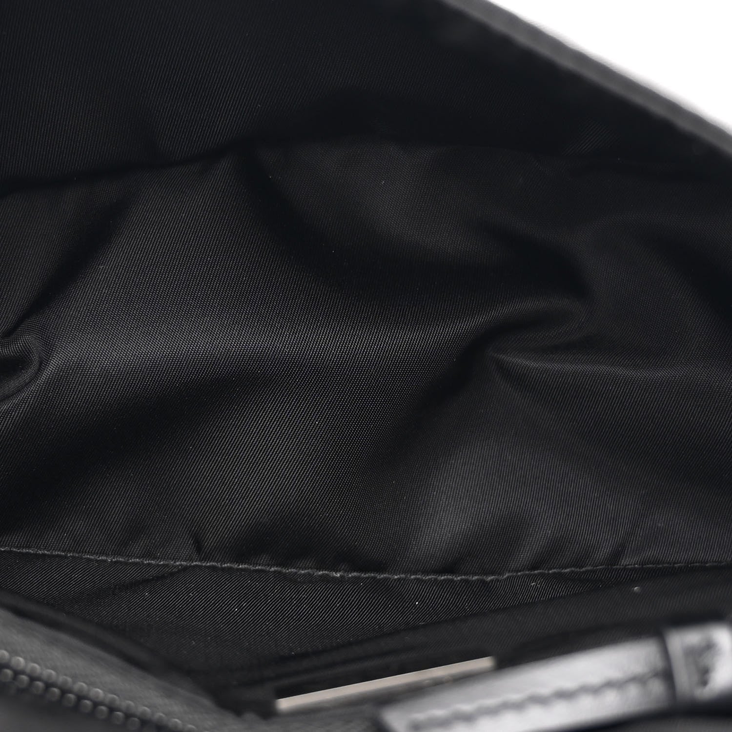 Prada Nylon Tessuto Chain Shoulder Bag Black 5 of 10