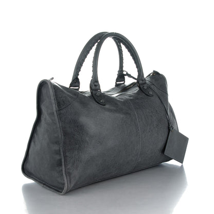Balenciaga Agneau Rubber Covered Classic Hardware Work Anthracite 3 of 8