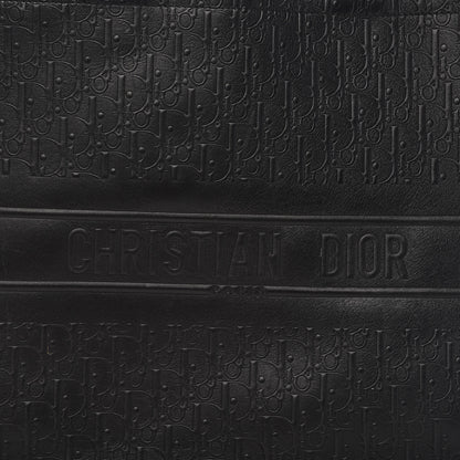 Christian Dior Oblique Calfskin Embossed Book Tote Black 12 of 12