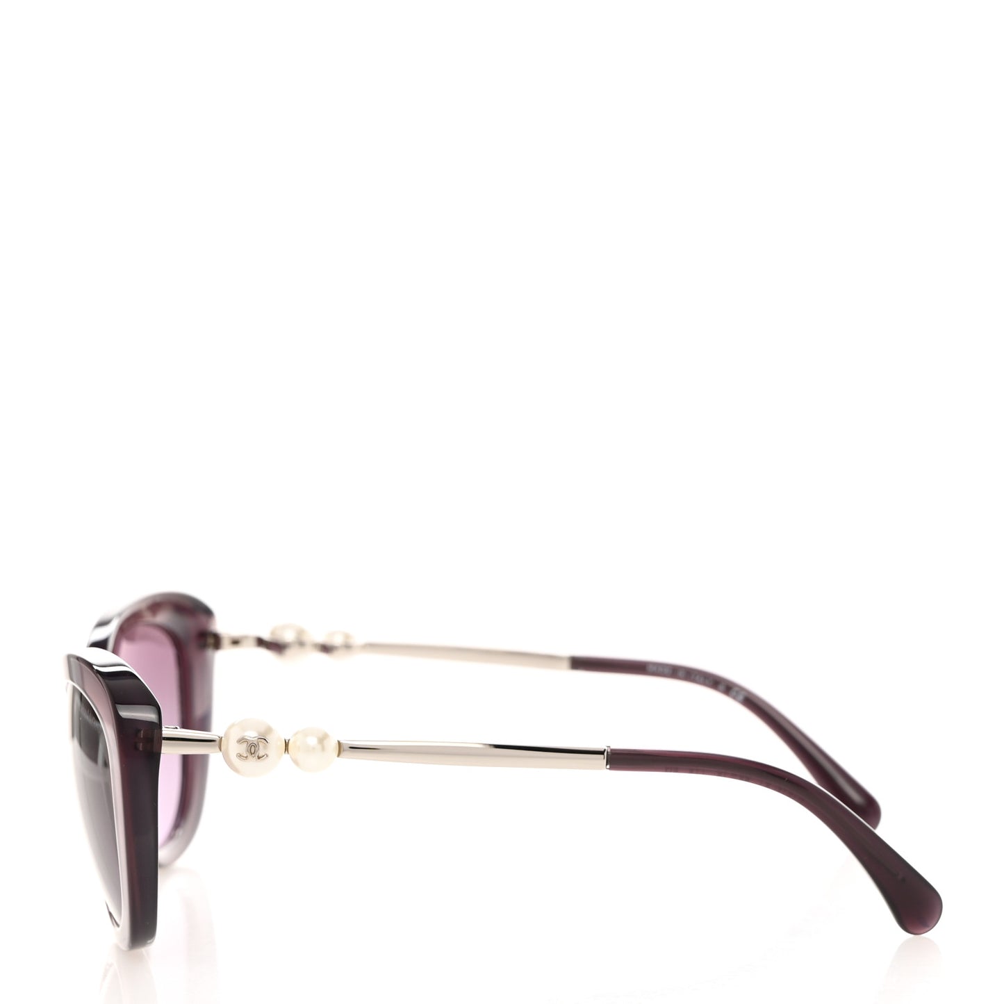 Acetate Pearl Cat Eye Sunglasses 5340-H Purple