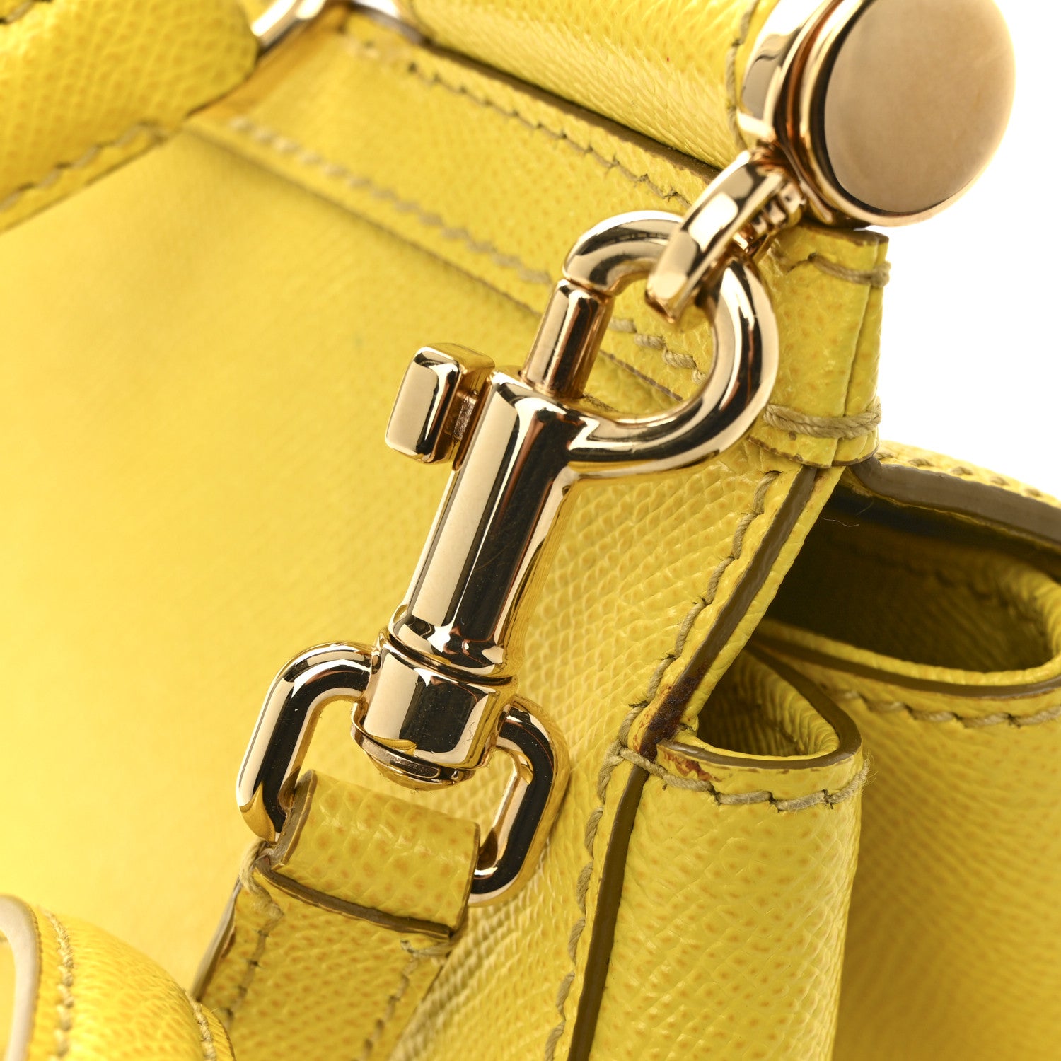 Dolce & Gabbana Dauphine Medium Miss Sicily Satchel Yellow 12 of 15