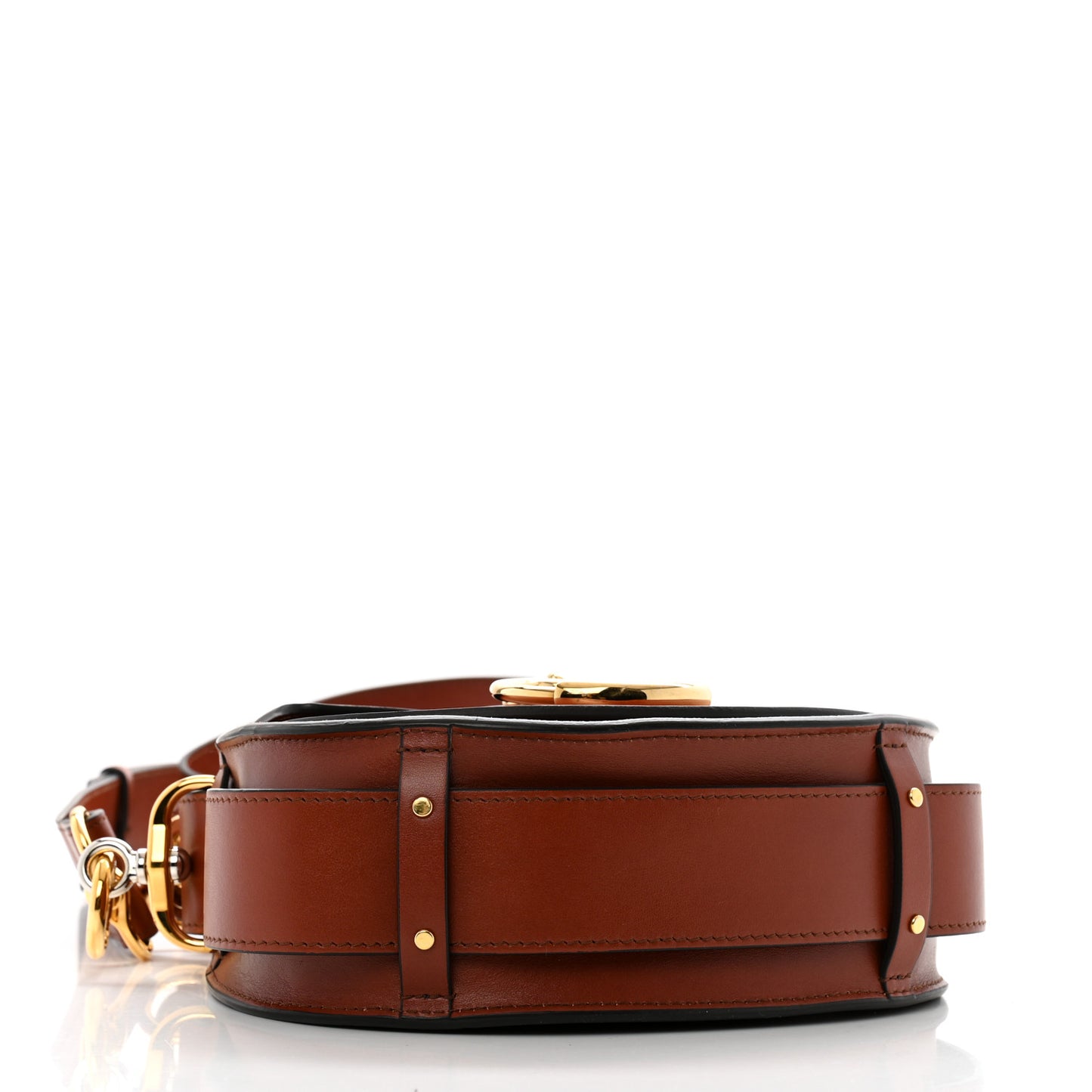 Calfskin Small Tess Bag Sepia Brown