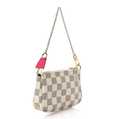 Louis Vuitton Damier Azur 2015 Christmas Animation Mini Pochette Accessories 3 of 10