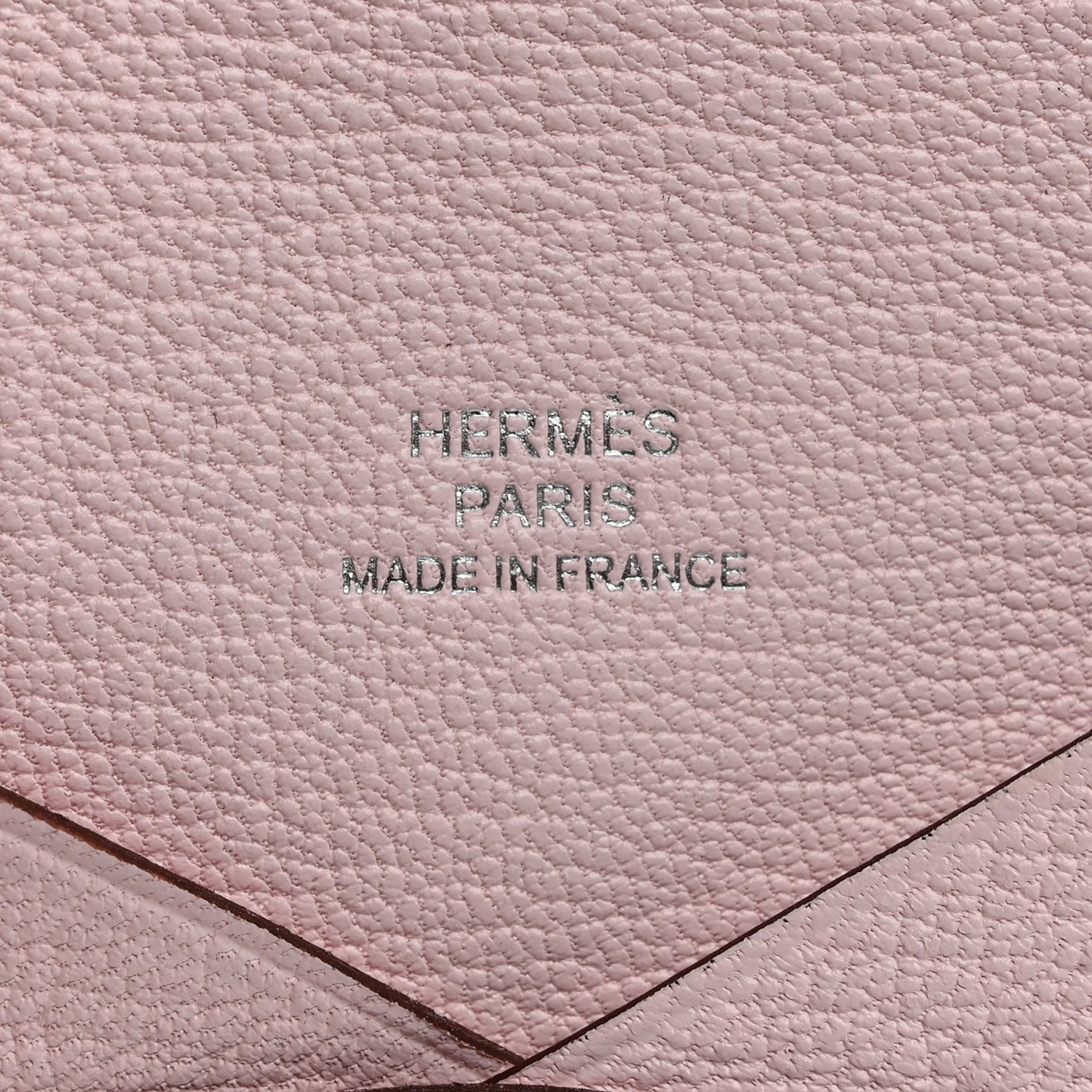 Hermes Chevre Mysore Calvi Card Case Rose Darling 6 of 8