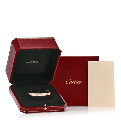 Cartier 18K Pink Gold LOVE Cuff Bracelet 17 4 of 4