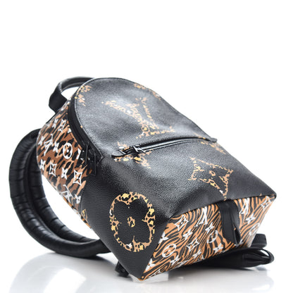 Louis Vuitton Monogram Giant Jungle Palm Springs Backpack PM Black 4 of 10