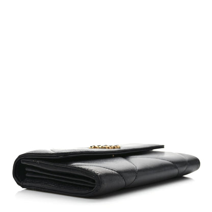 Chanel Lambskin Quilted Chanel 19 Flap Wallet Black 4 of 7